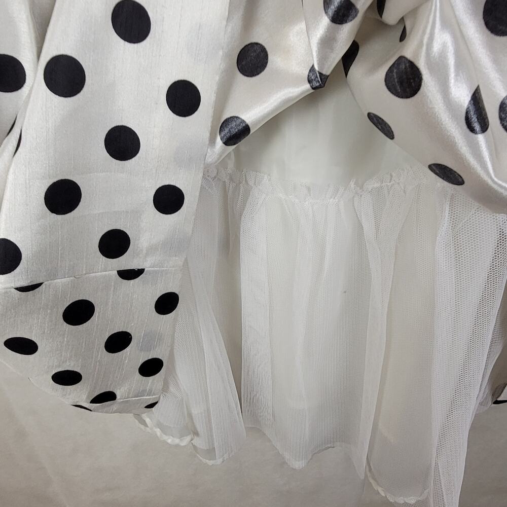 Jessica Howard Black and White Polka Dot Midi Dress - Picture 7 of 13